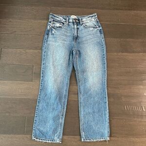 Sneak Peek Light Blue Straight Leg Jeans